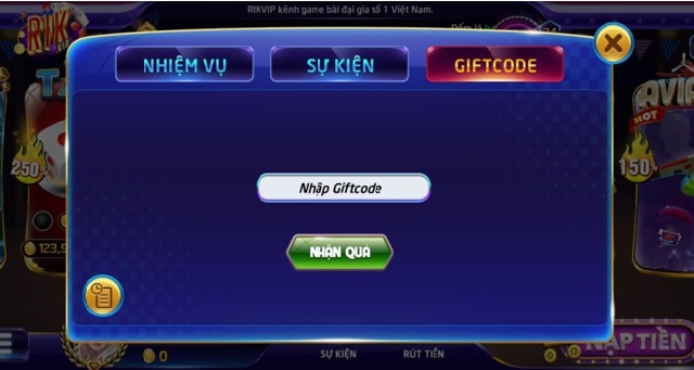 Hướng Dẫn Sử Dụng Giftcode Rikvip – Tăng Cơ Hội Thắng Hướng Dẫn Sử Dụng Giftcode Rikvip – Tăng Cơ Hội Thắng