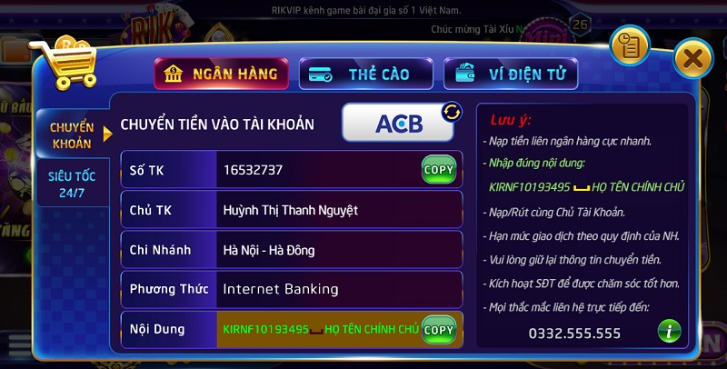 Khám Phá Thế Giới Trò Chơi - Nạp Tiền Rikvip Dễ Dàng Hơn Bao Giờ Hết Khám Phá Thế Giới Trò Chơi - Nạp Tiền Rikvip Dễ Dàng Hơn Bao Giờ Hết